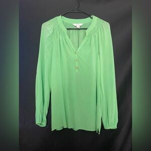Lilly Pulitzer Light Green Blouse